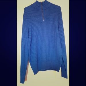Half-Zip Mockneck Pullover Sweater